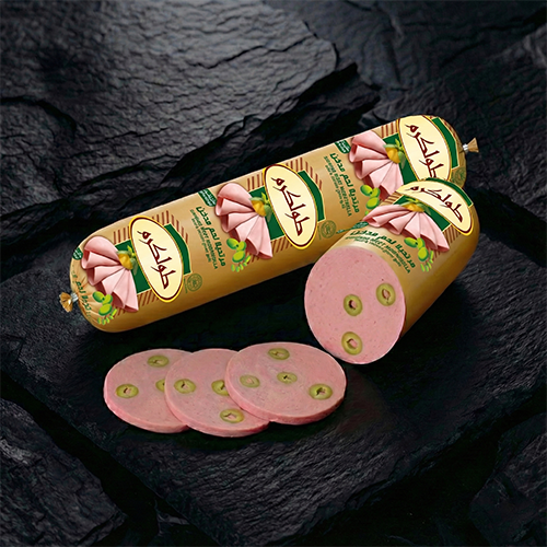 مرتديلا لحم مدخن بالزيتون