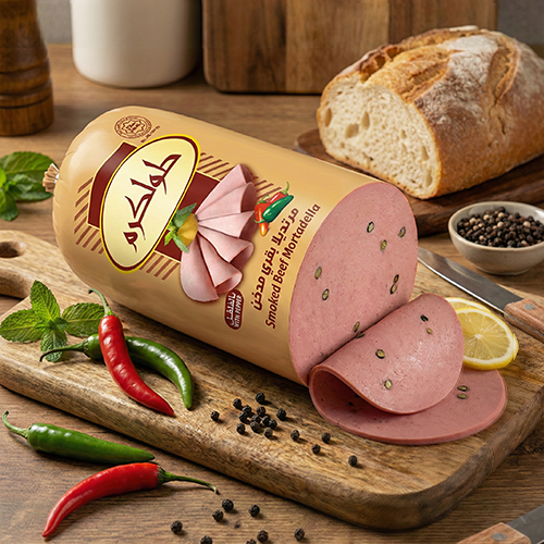 مرتديلا بقري مدخن بالفلفل