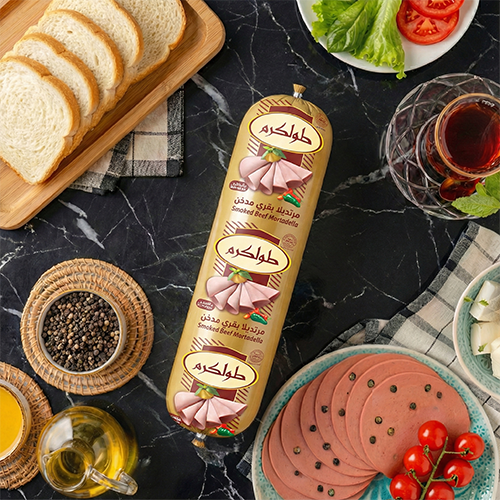 مرتديلا بقري مدخن بالفلفل