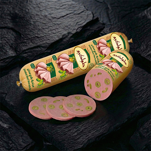 مرتديلا بقري مدخن بالزيتون