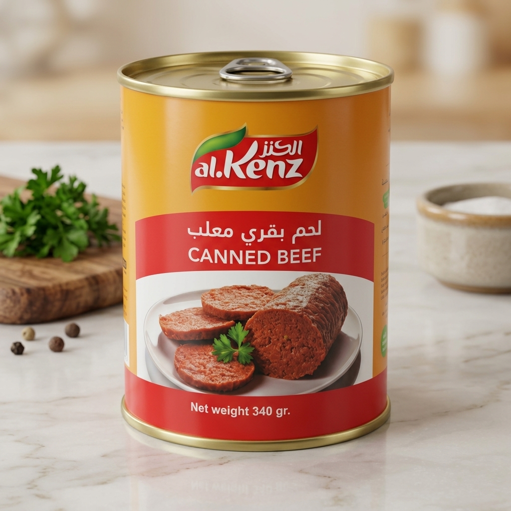 لحم بقري معلب