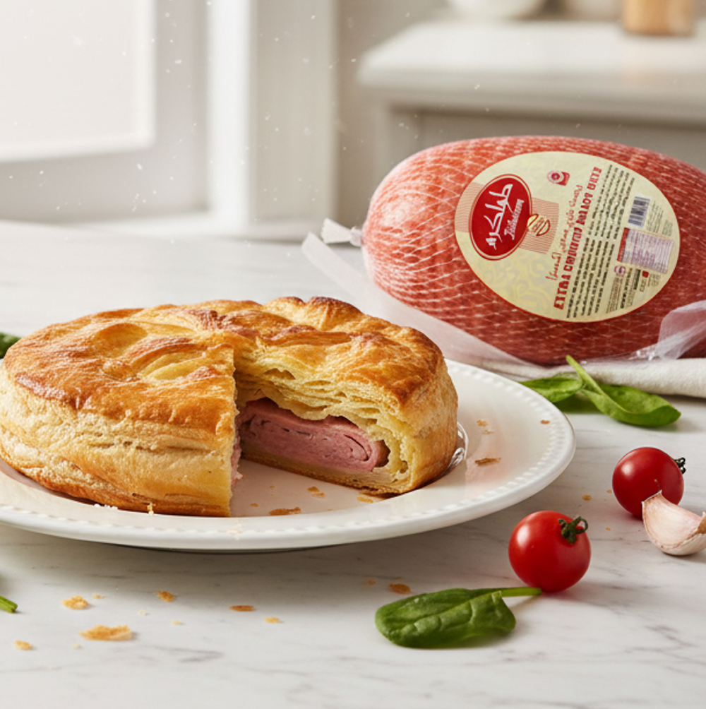 فطيرة طبقات الروست والجبن